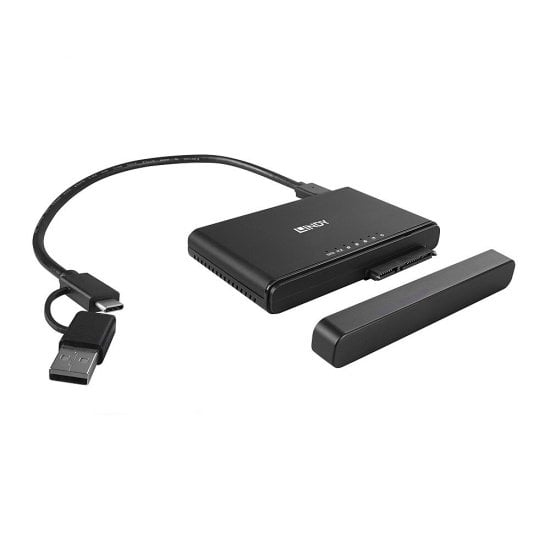 Lindy USB 3.2 Type C to M.2 NVMe &SATA SSD Clone Station