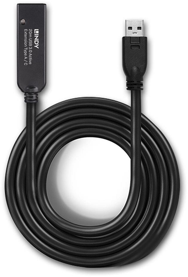 Lindy 20m USB 3.0 Active Extension Type A to C