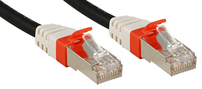 Lindy S/FTP Cat.6A Cable Black 3m LSOH incl. Testprotocol