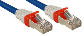 Lindy S/FTP Cat.6A Cable Blue 7.5m LSOH incl. Testprotocol
