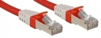 Lindy S/FTP Cat.6A Cable Red 5m LSOH incl. Testprotocol