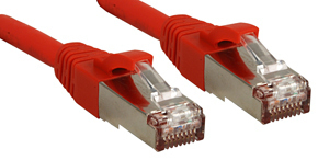 Lindy S/FTP Cat.6 Cable Red 3m LSOH incl. Testprotocol