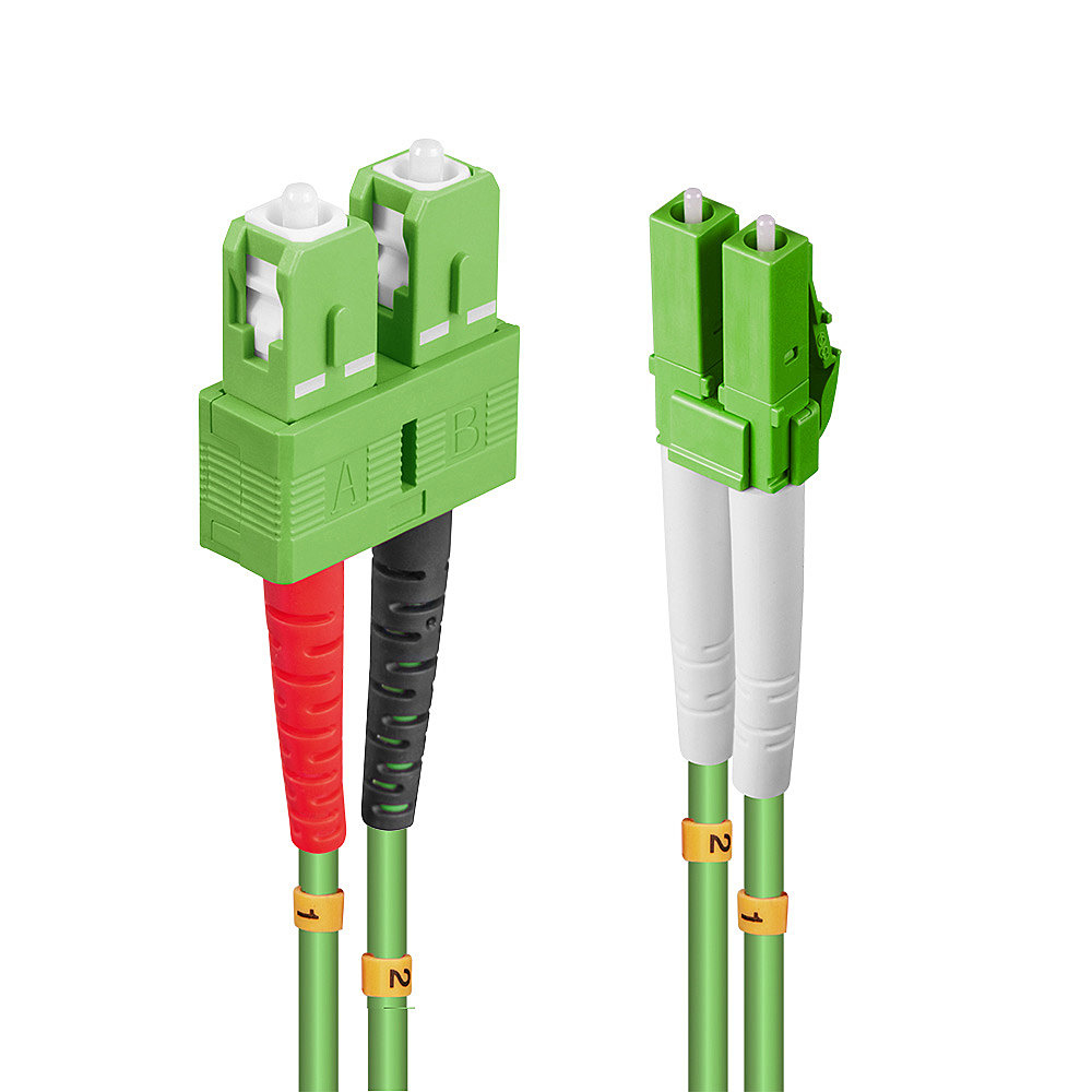 Lindy 5m Fiber Optic Cable LC/SC 50/125um OM5
