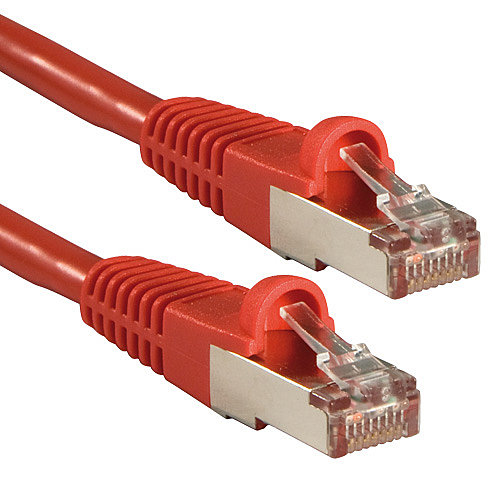 Lindy Basic Cat.6 S/FTP Cable Red 10m Patch Cable