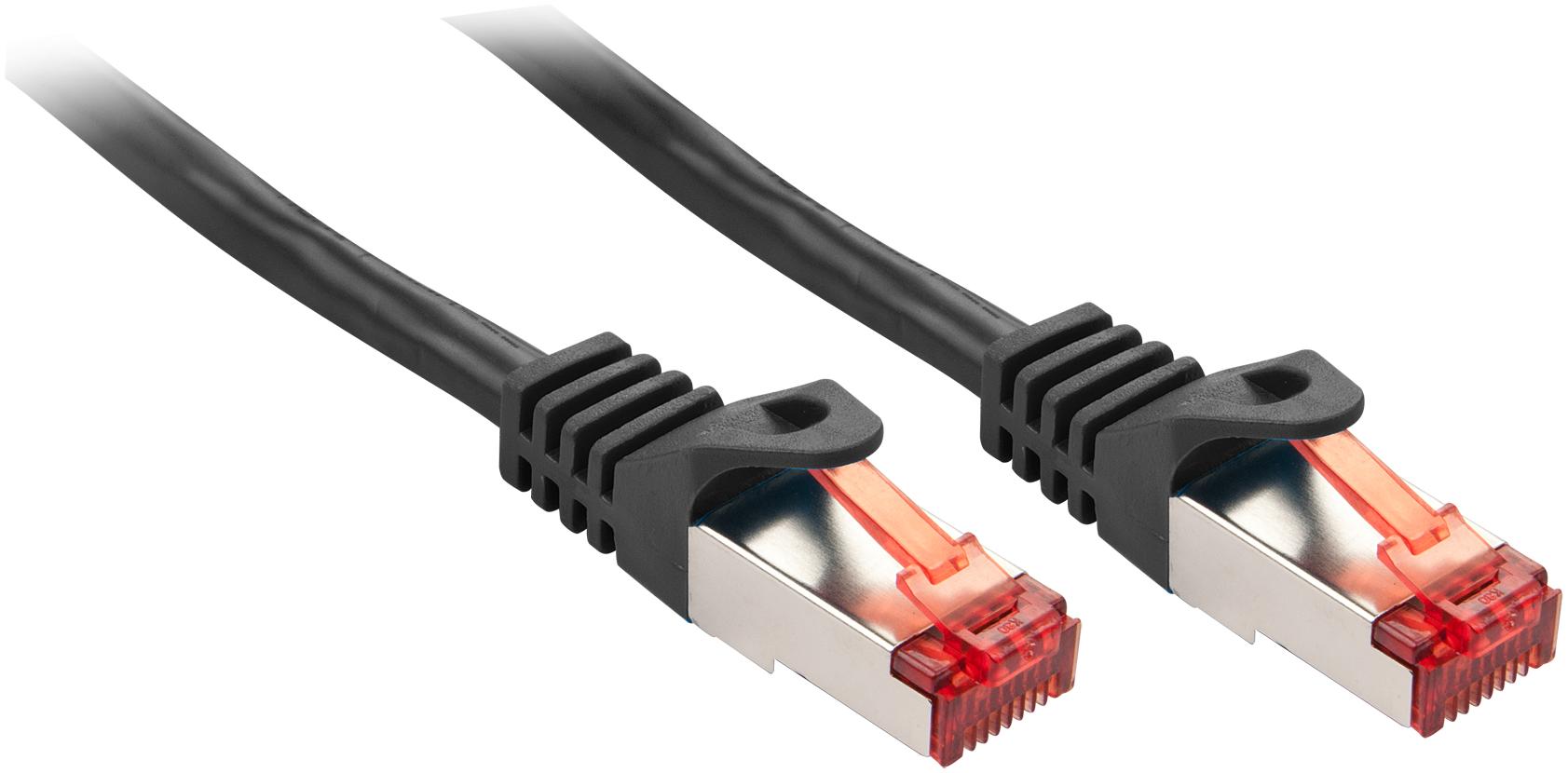 Lindy Basic Cat.6 S/FTP Cable Black 5m Patch Cable