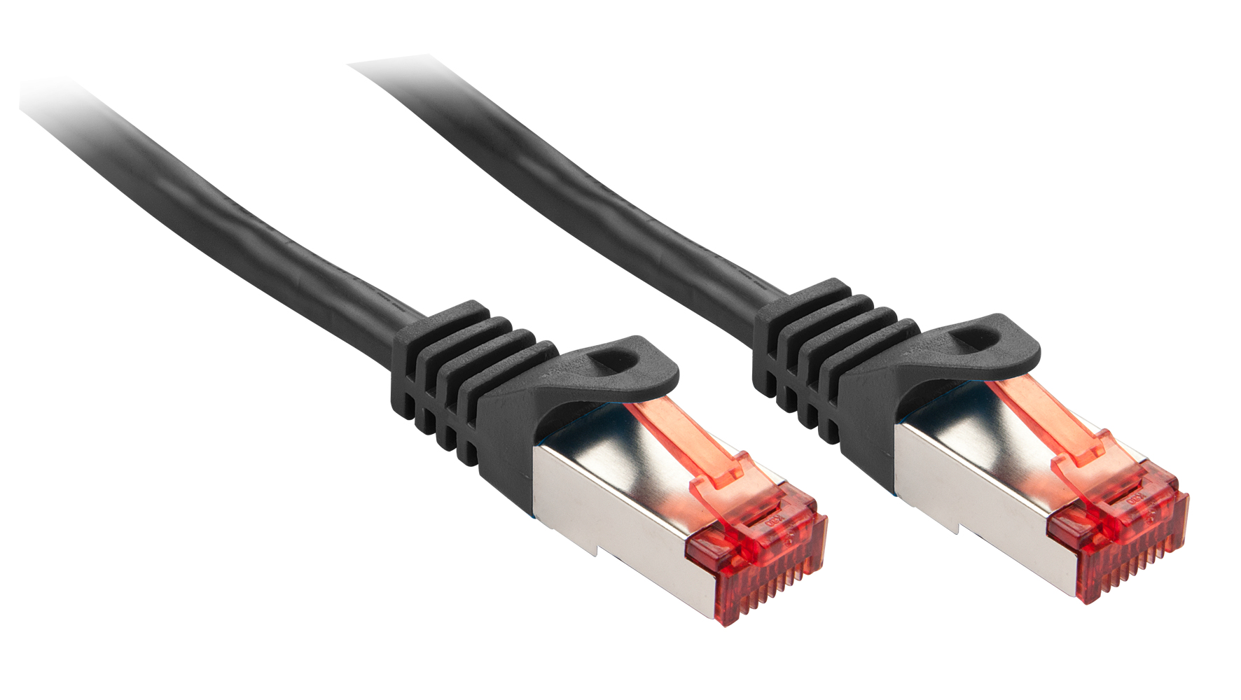 Lindy Basic Cat.6 S/FTP Cable Black 7.5m Patch Cable