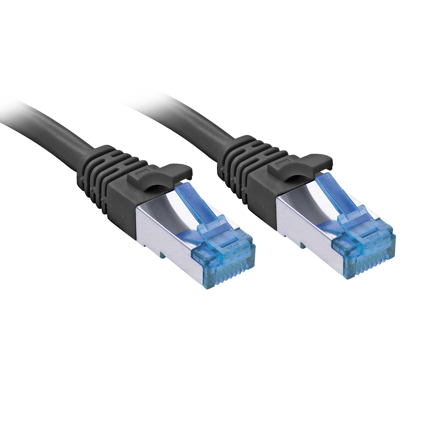 Lindy 5m Cat.6A S/FTP TPE Black 5m TPE Patch Cable