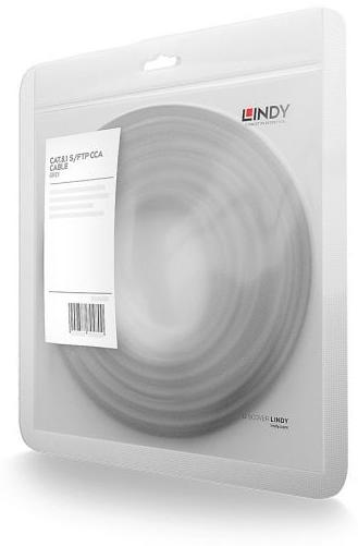 Lindy 0.3m Cat.8.1 S/FTP LSZH Cable Grey