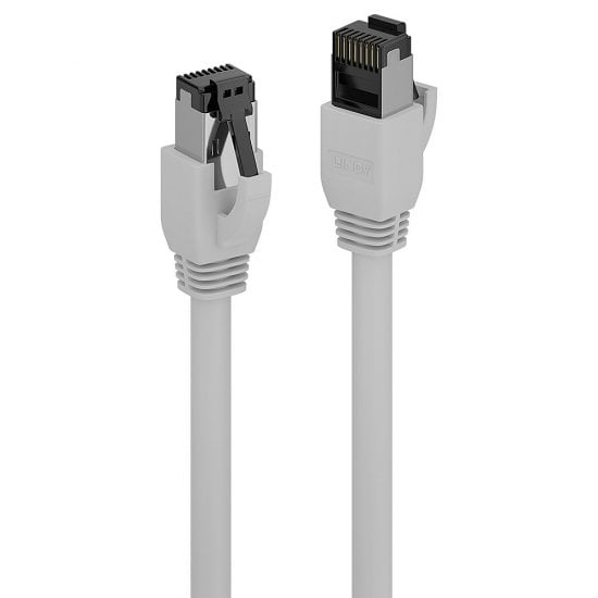 Lindy 5m Cat.8.1 S/FTP LSZH Cable Grey