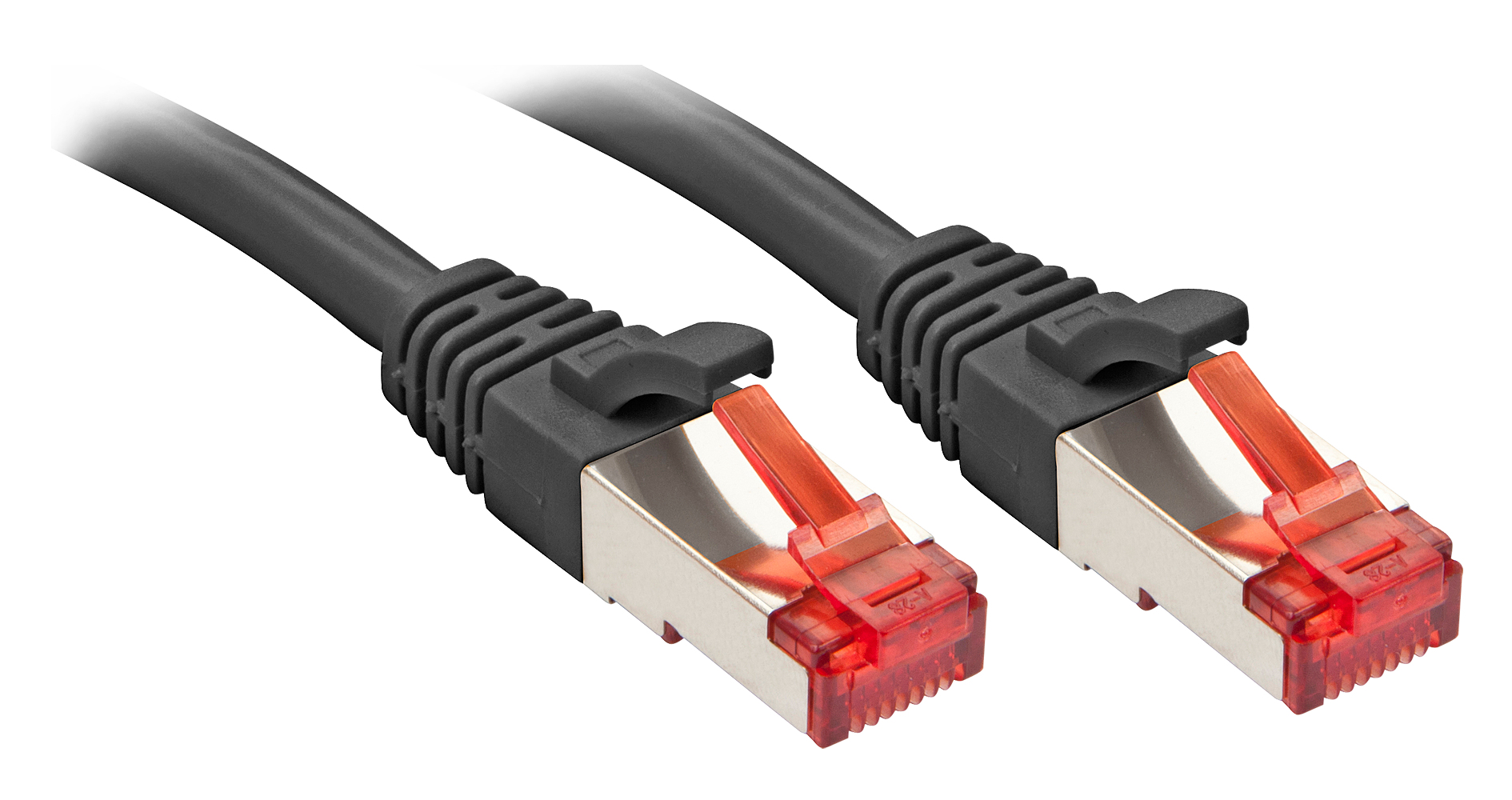 Lindy Cat.6 S/FTP Cable black 1m Patchcable