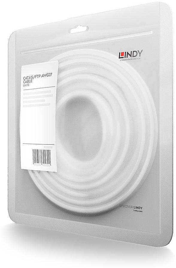 Lindy Cat.6 S/FTP Cable White 20m Patch Cable