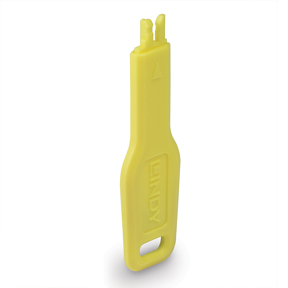 Lindy LINDY Schlüssel für RJ45 Port Schloss, gelb (47900 u 47901)