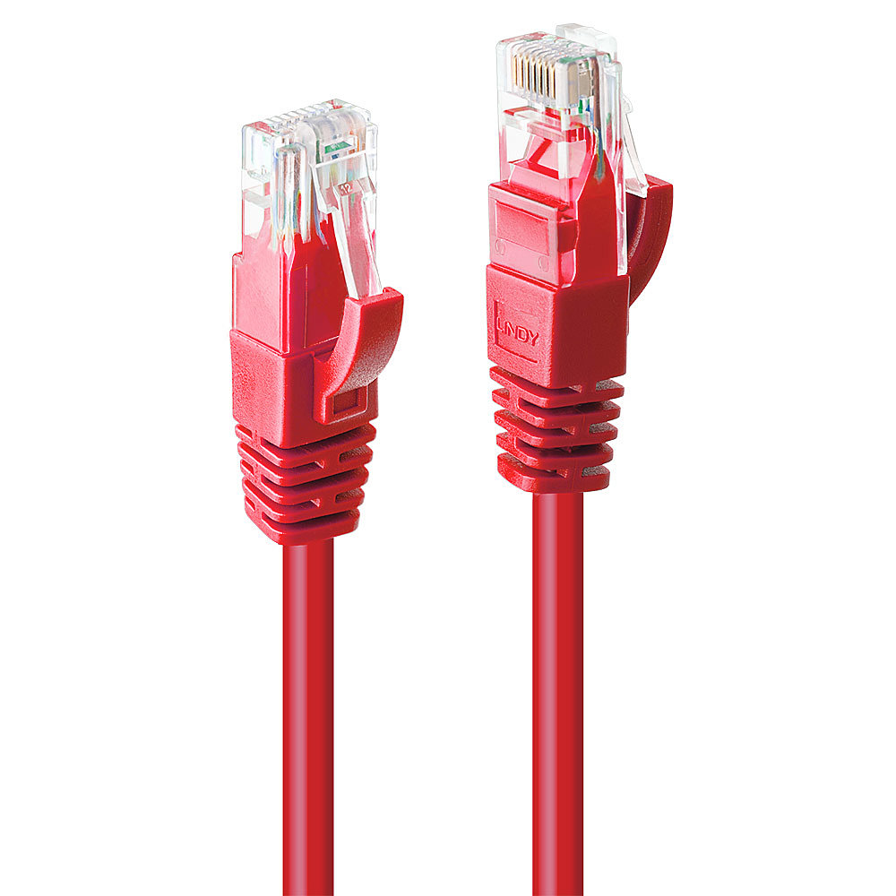 Lindy Cat.6 U/UTP Cable Red 30m