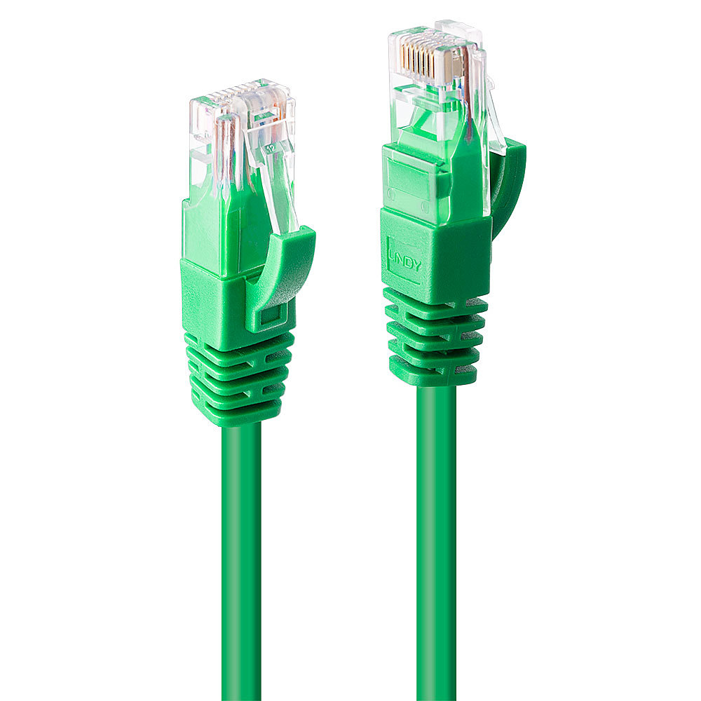 Lindy Cat.6 UTP Cable Green 15m