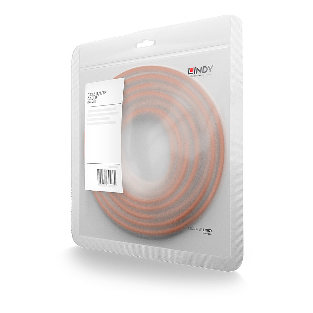 Lindy Cat.6 U/UTP Cable Orange 20m