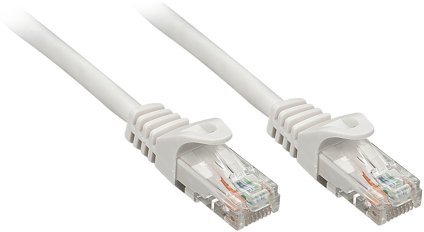 Lindy Basic Cat.6 U/UTP Cable Grey 0.5m
