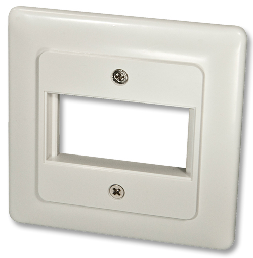 Lindy Face Plate DE for 1 SnapIn Module Face plate with cover 80x80