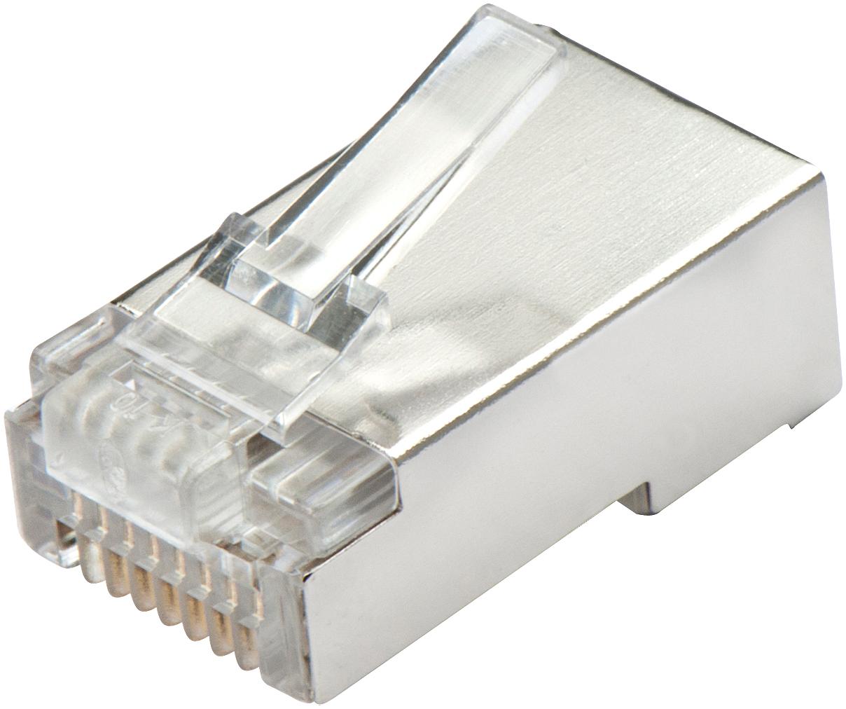 Lindy RJ-45 Connector STP Cat.5e 10x for patch cord crimp type