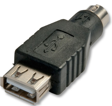 Lindy Adapter USB-Mouse to PS/2-Port USB A F an MD6 M