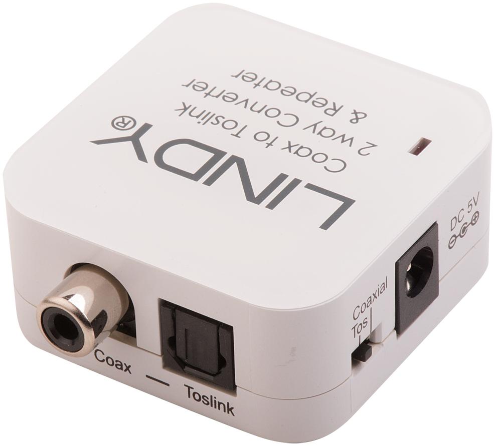 Lindy Convert. audio coaxial optique