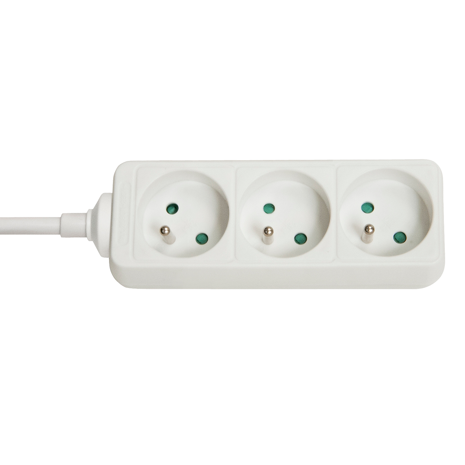 Lindy Multiprise 3 prises FR, blanc
