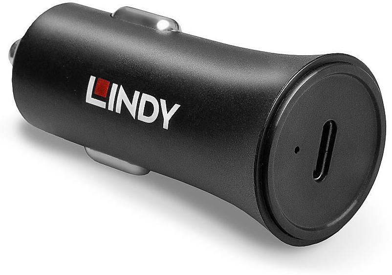 Lindy Single Port USB Type C Car Charger