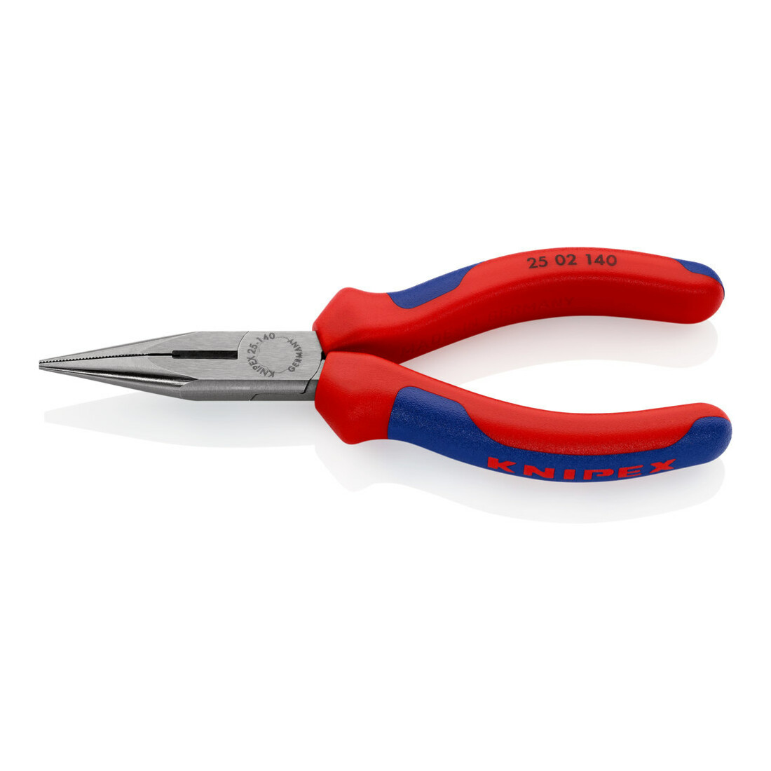 Knipex Pince radio DIN ISO 5745 L. 140 mm plat/rond droite poli gaines bicomposant KNIP