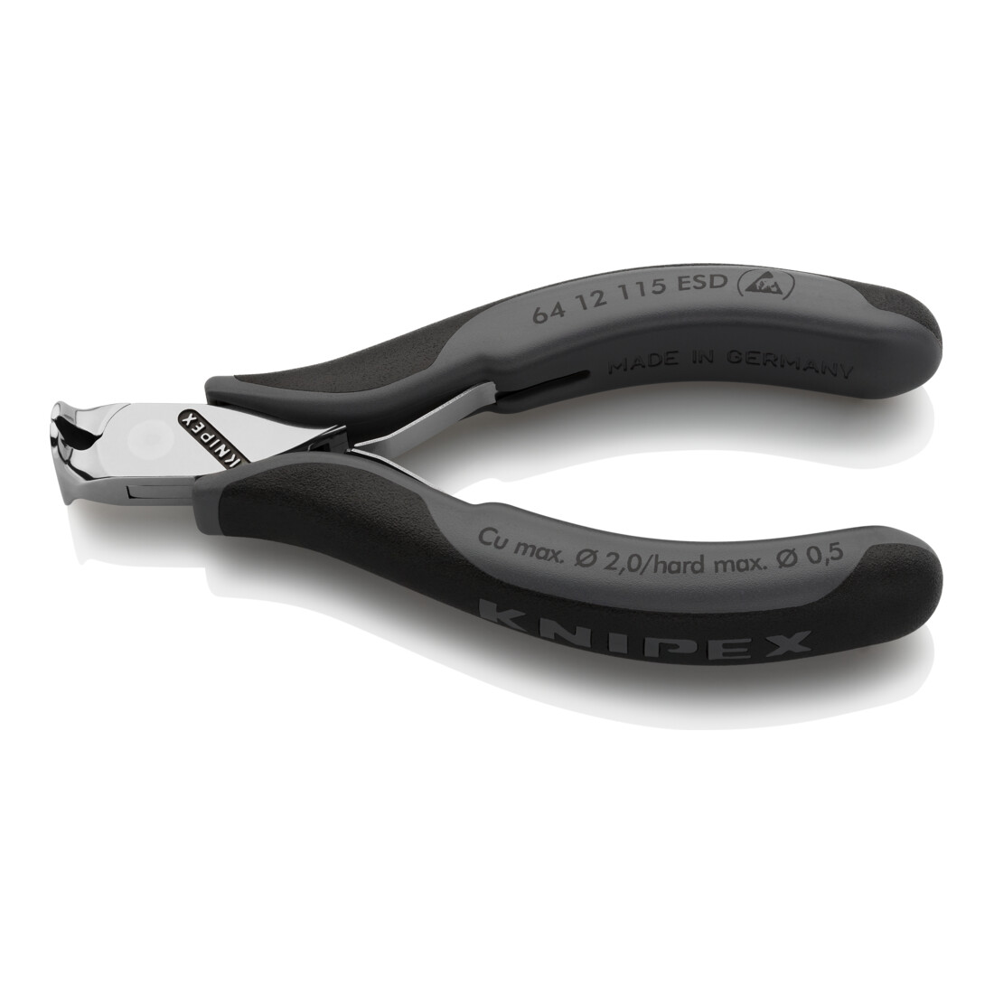 Knipex Pinces coupantes de devant pour l'électronique ESD