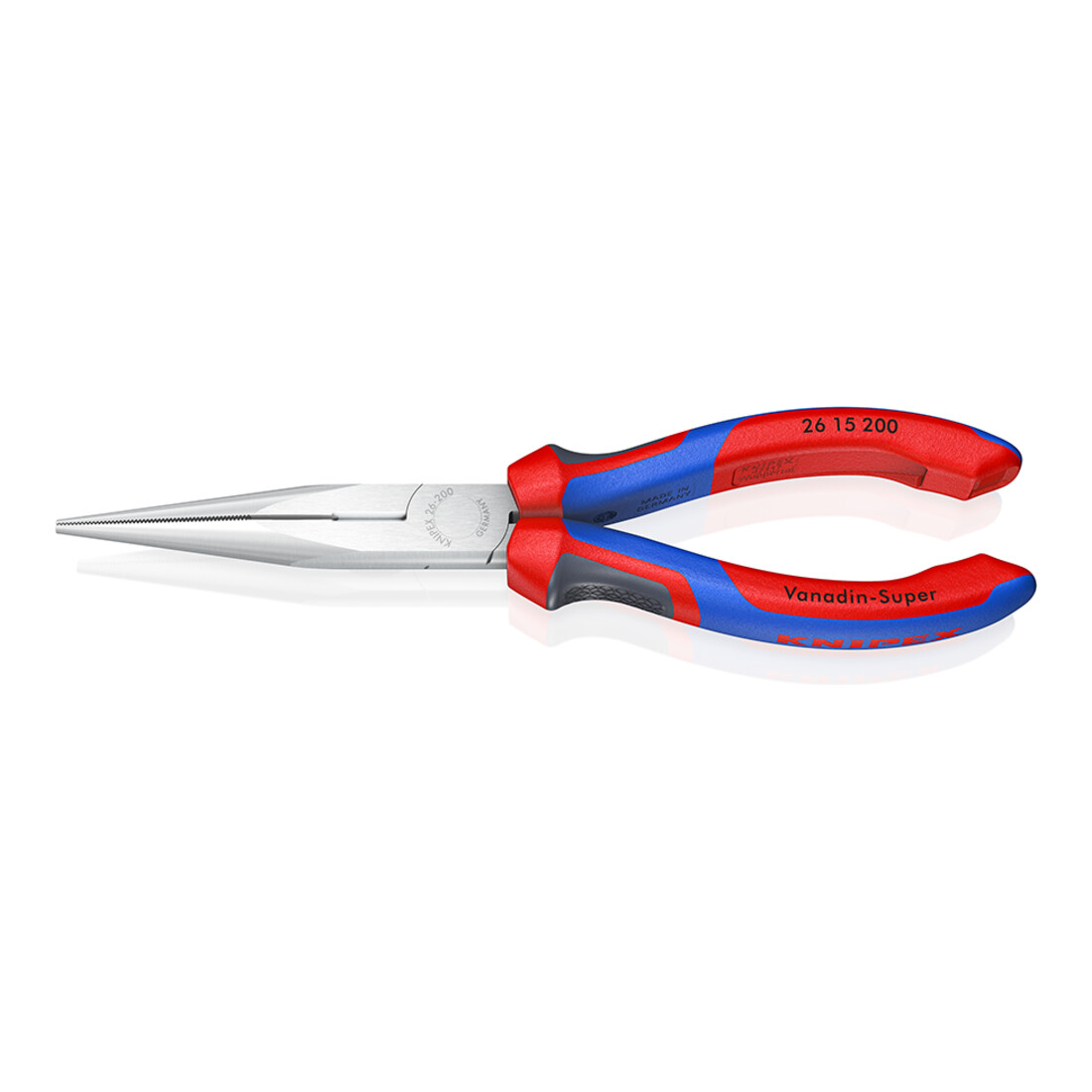 Knipex Pinces à becs demi-ronds avec tranchant, (pinces bec de cigogne)