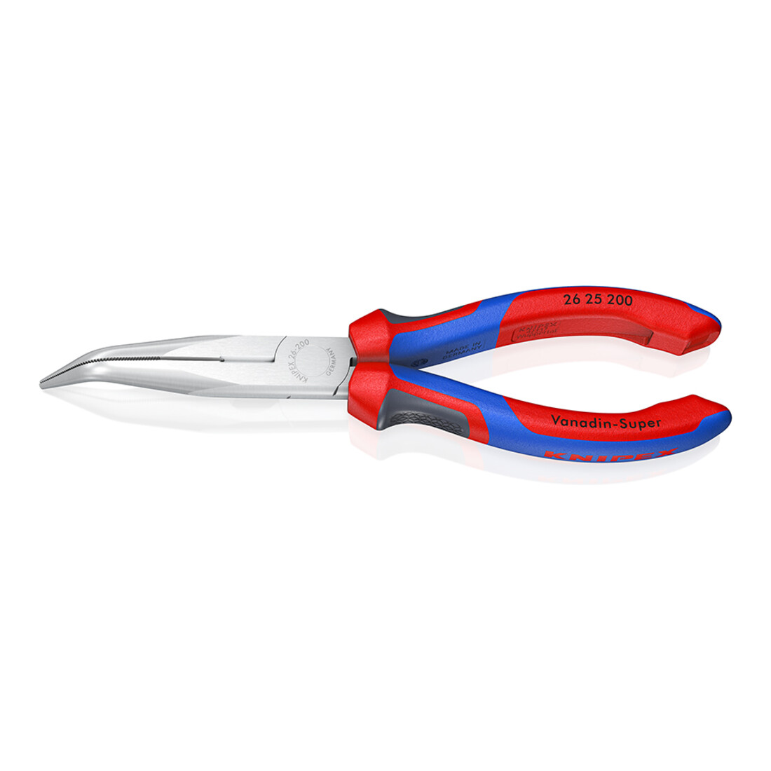 Knipex Pinces à becs demi-ronds avec tranchant, (pinces bec de cigogne)