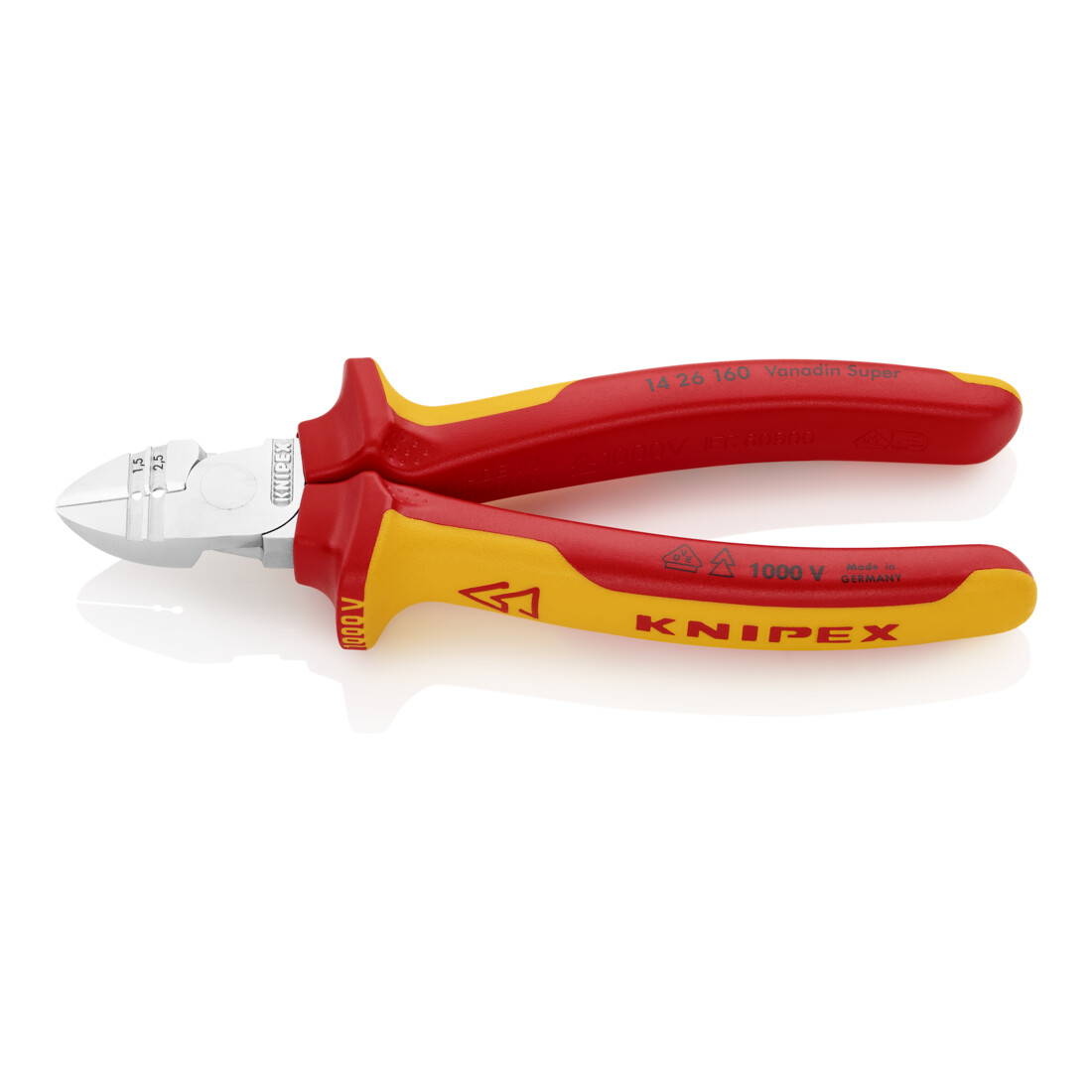 Knipex Abisolier-Seitenschneider 14 26 160