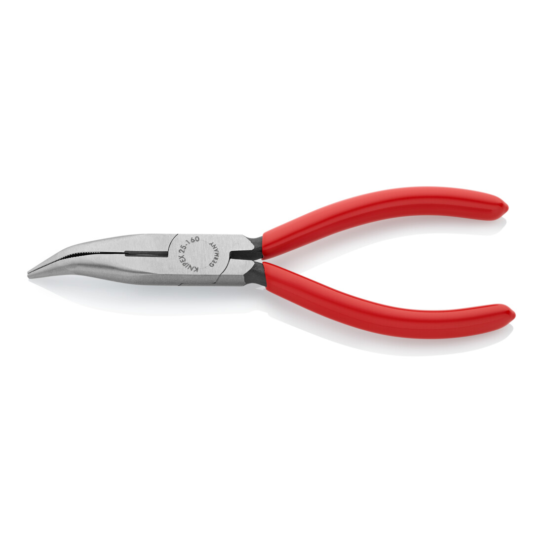 Knipex KNIPEX 25 21 160 Pince plate ronde avec coupe (pince radio) noir encre 160 mm