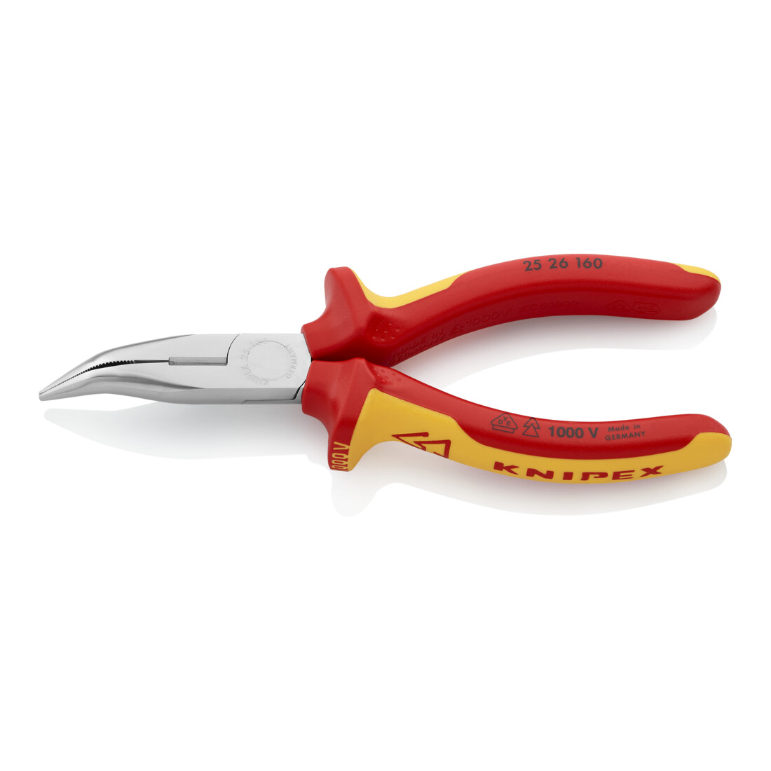 Knipex Flachrundzange 25 26 160