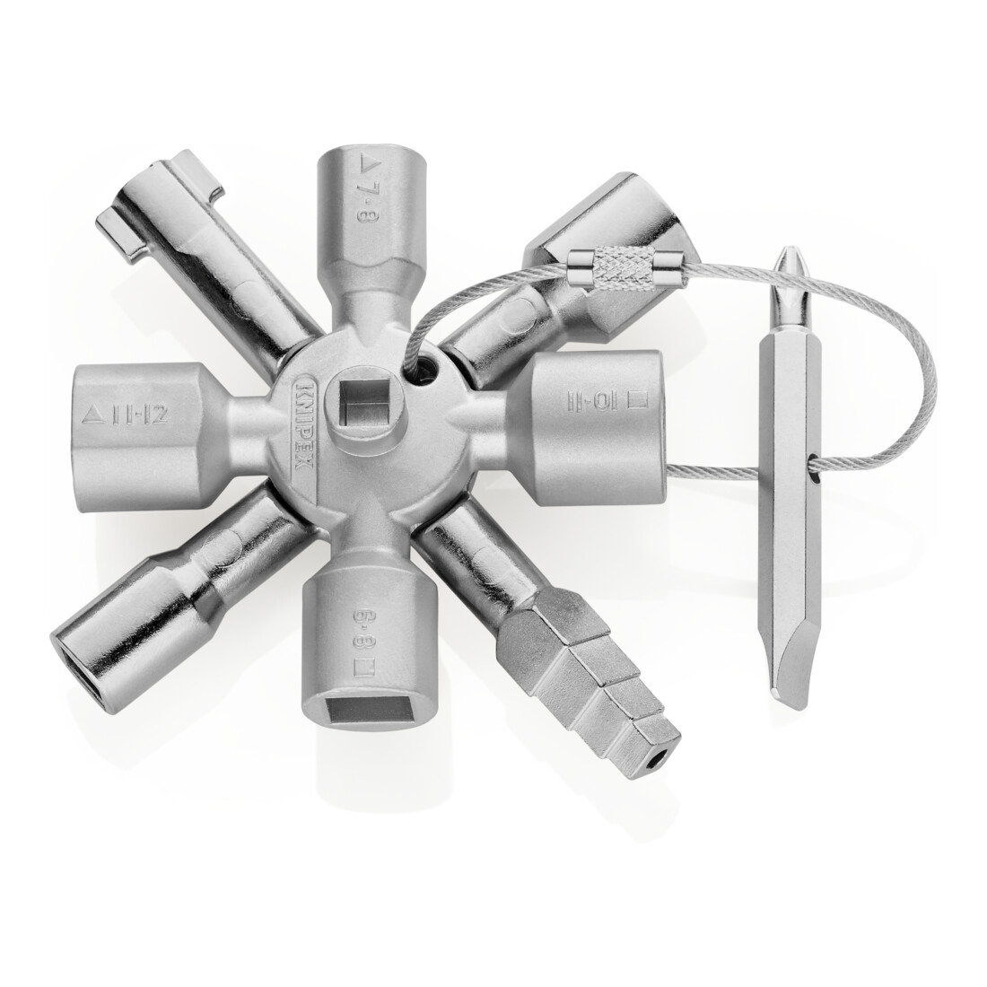 Knipex TwinKey clé universelle pour armoires