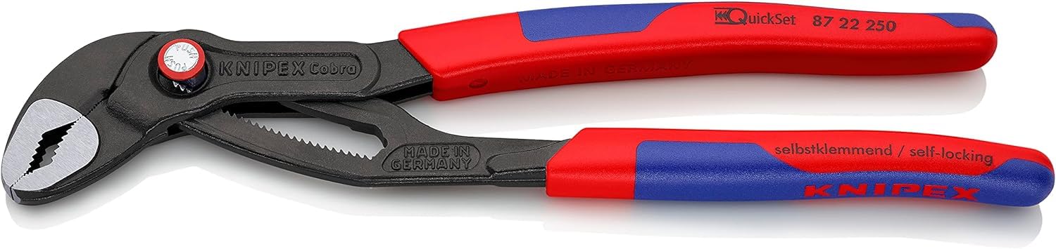 Knipex Cobra QuickSet Rohr- / Wasserpumpen-Zange 87 22 250