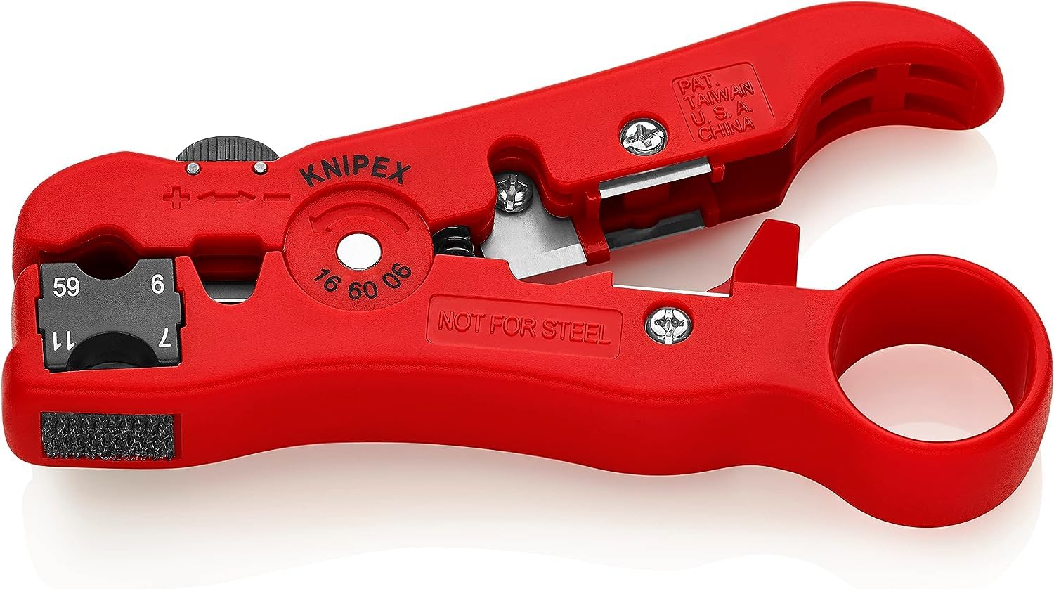Knipex Abisolierwerkzeug pour Koax-Kabel 16 60 06 SB