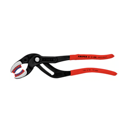 Knipex Pince pour siphons et connecteurs Ø10-75MM 250MM