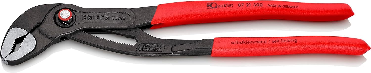 Knipex Cobra QuickSet Rohr- / Wasserpumpen-Zange 87 21 300