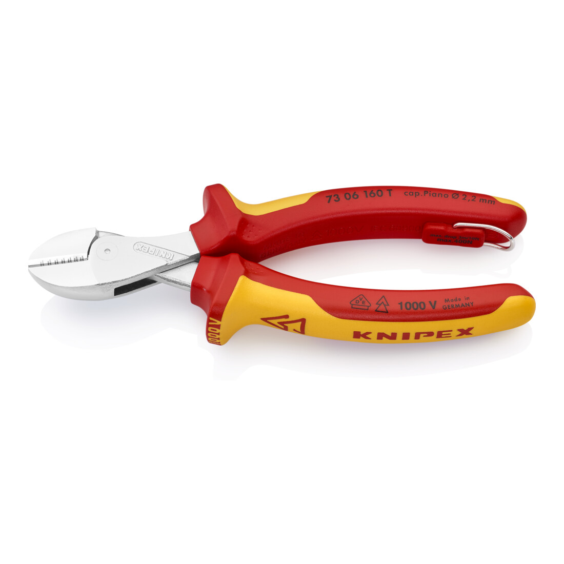 Knipex KNIPEX X-Cut®, Pinces coupantes de côté, à forte démultiplication