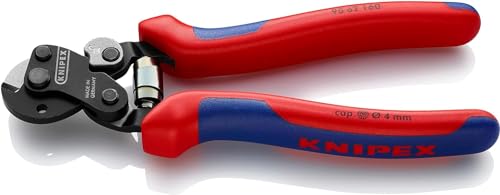 Knipex Coupe-câbles acier, Également pour les câbles métalliques à haute résistance