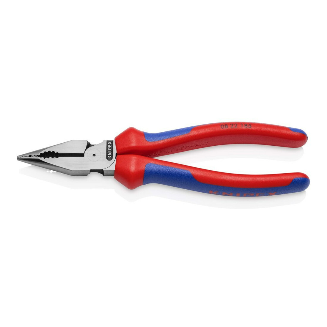 Knipex KNIPEX Pince combinée fine polie avec poignées multicomposants 185 mm