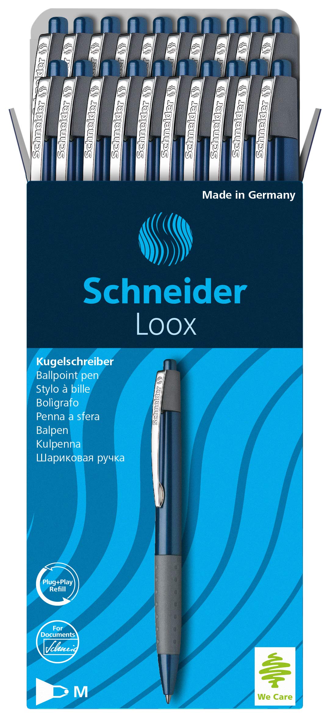 Schneider Kugelschreiber Loox blau Mine 775 M blau 20 Stk.