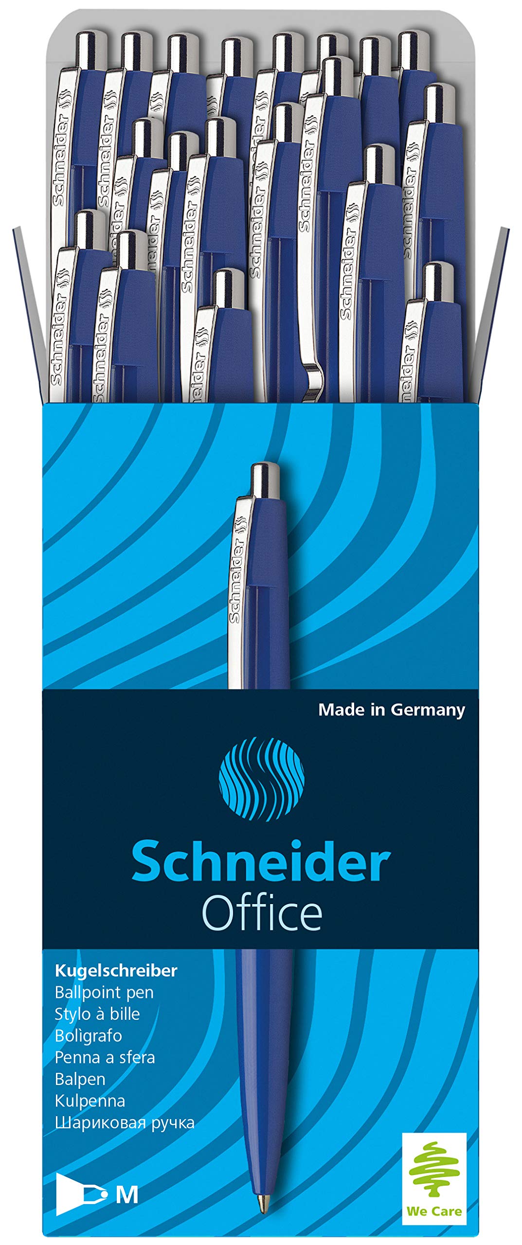 Schneider Kugelschreiber blau Schreibfarbe blau 50 Stk.
