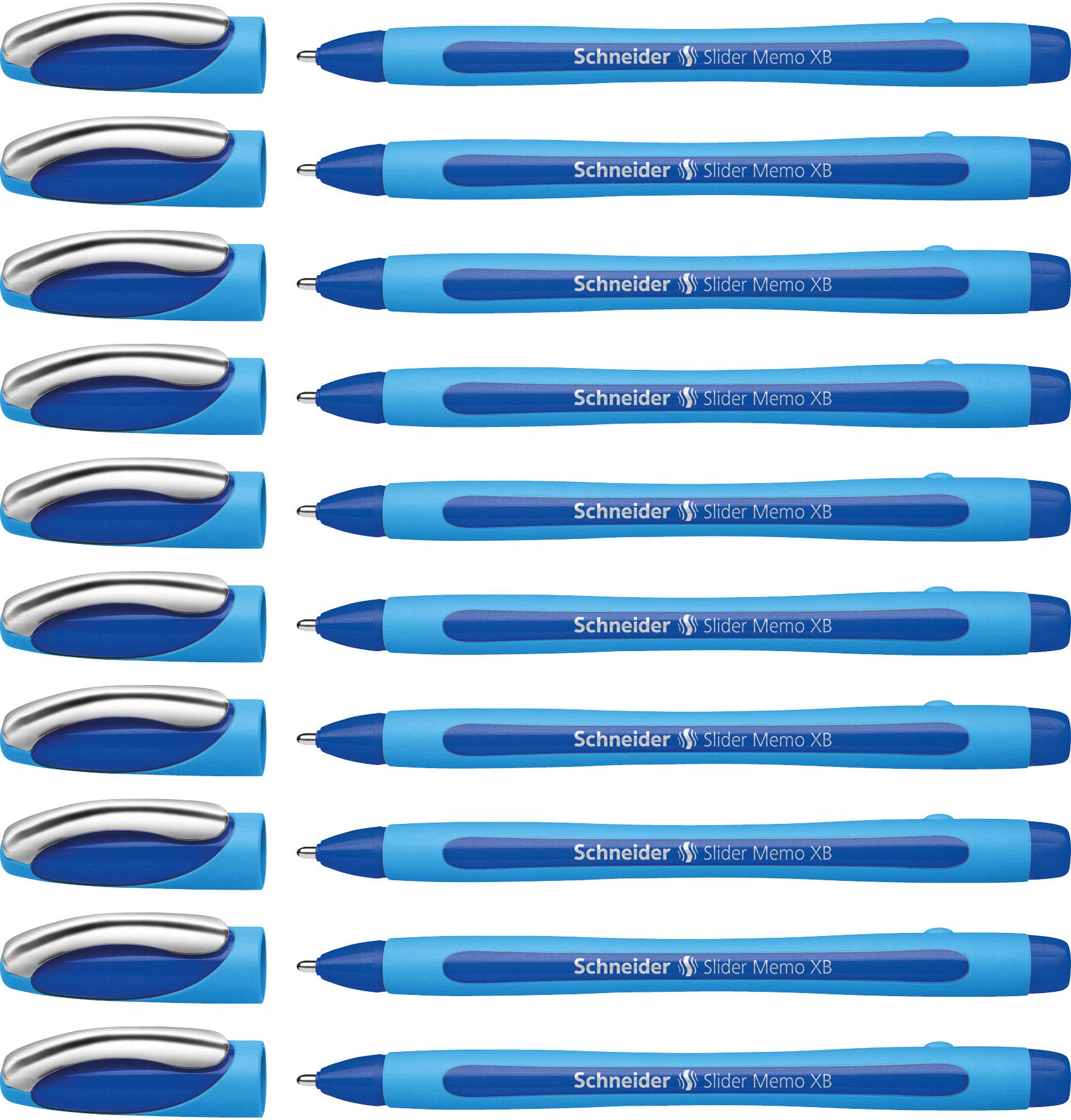 Schneider Kugelschreiber Slider Memo XB blau 10 Stk.