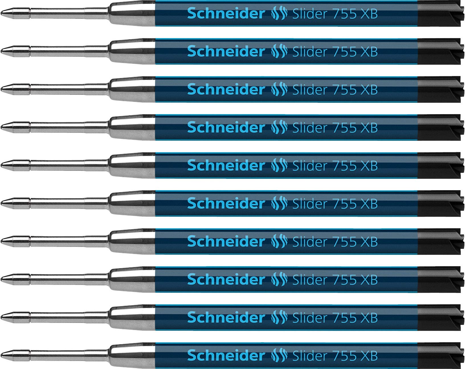 Schneider Kugelschreiber Mine Slider 755 XB schwarz 10 Stk.