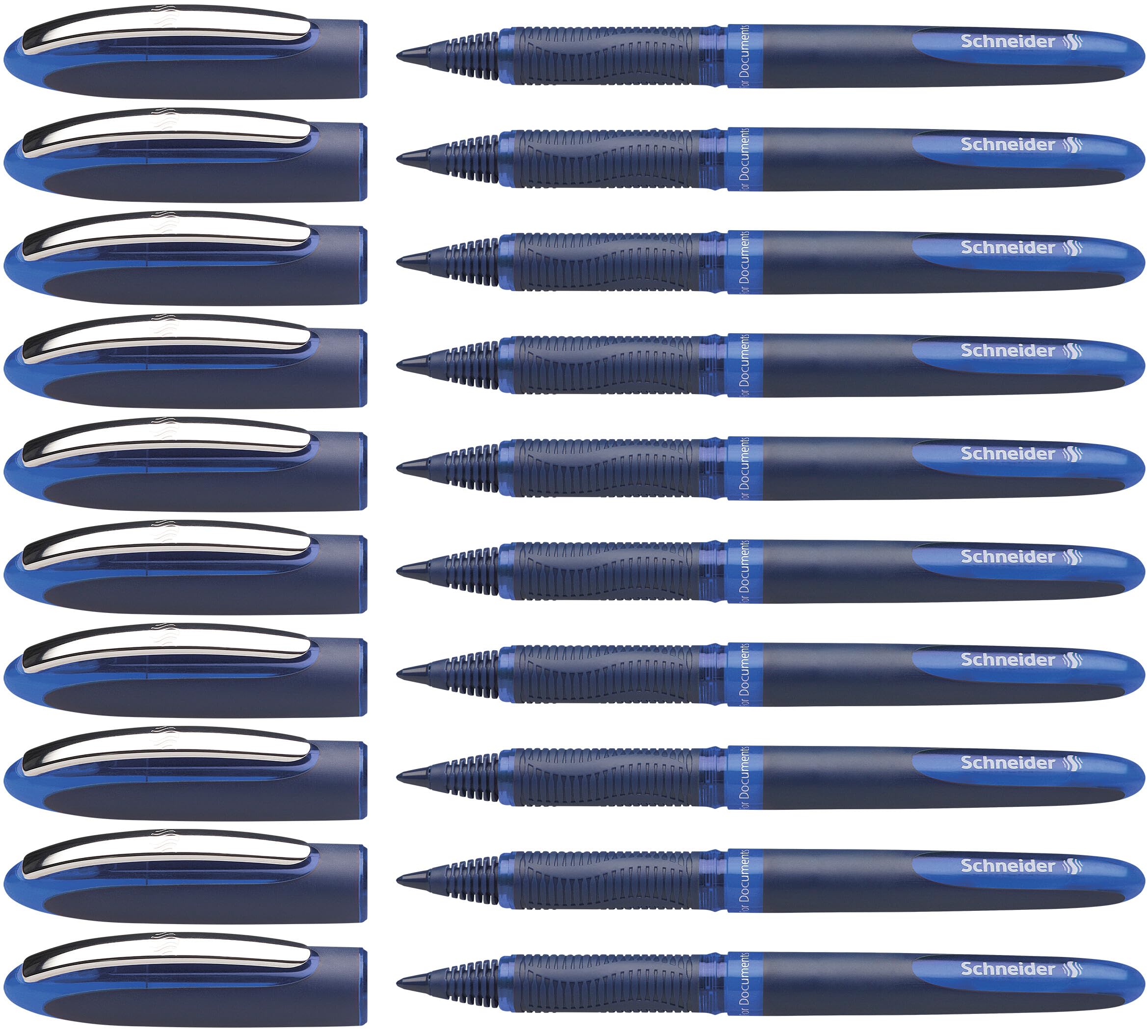 Schneider Tintenroller blau Ultra-Smooth-Spitze 0,6mm 10Stk