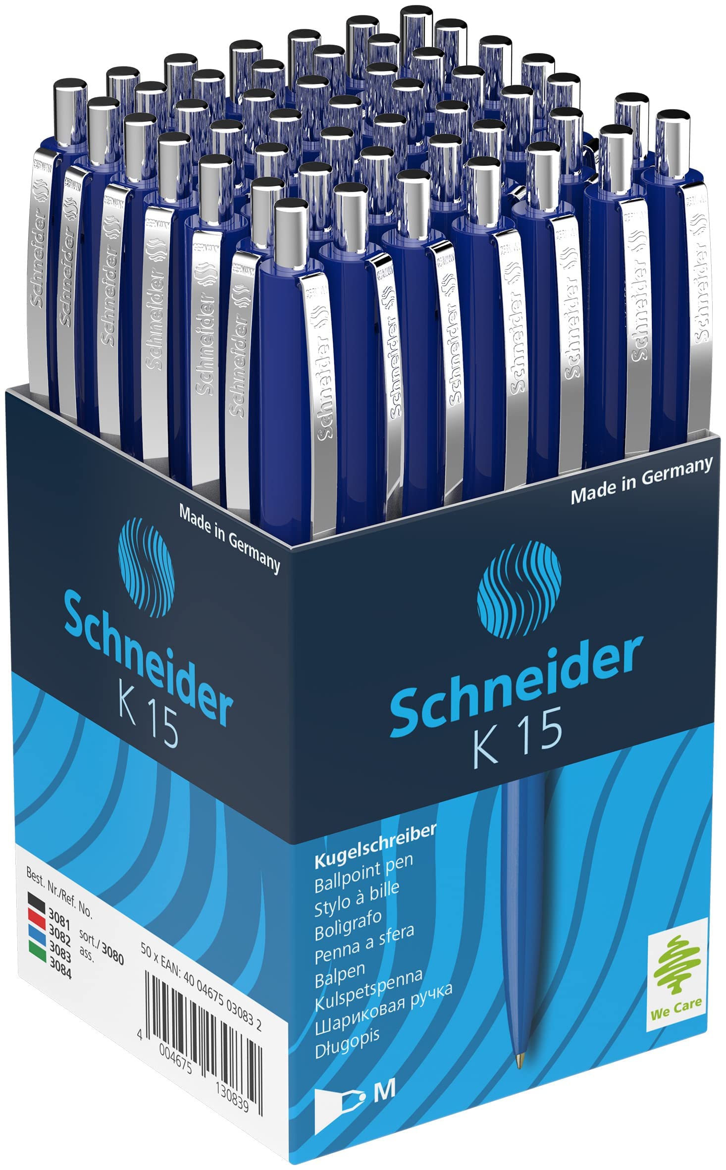 Schneider Kugelschreiber K15 blau Schreibfarbe blau 50 Stk.