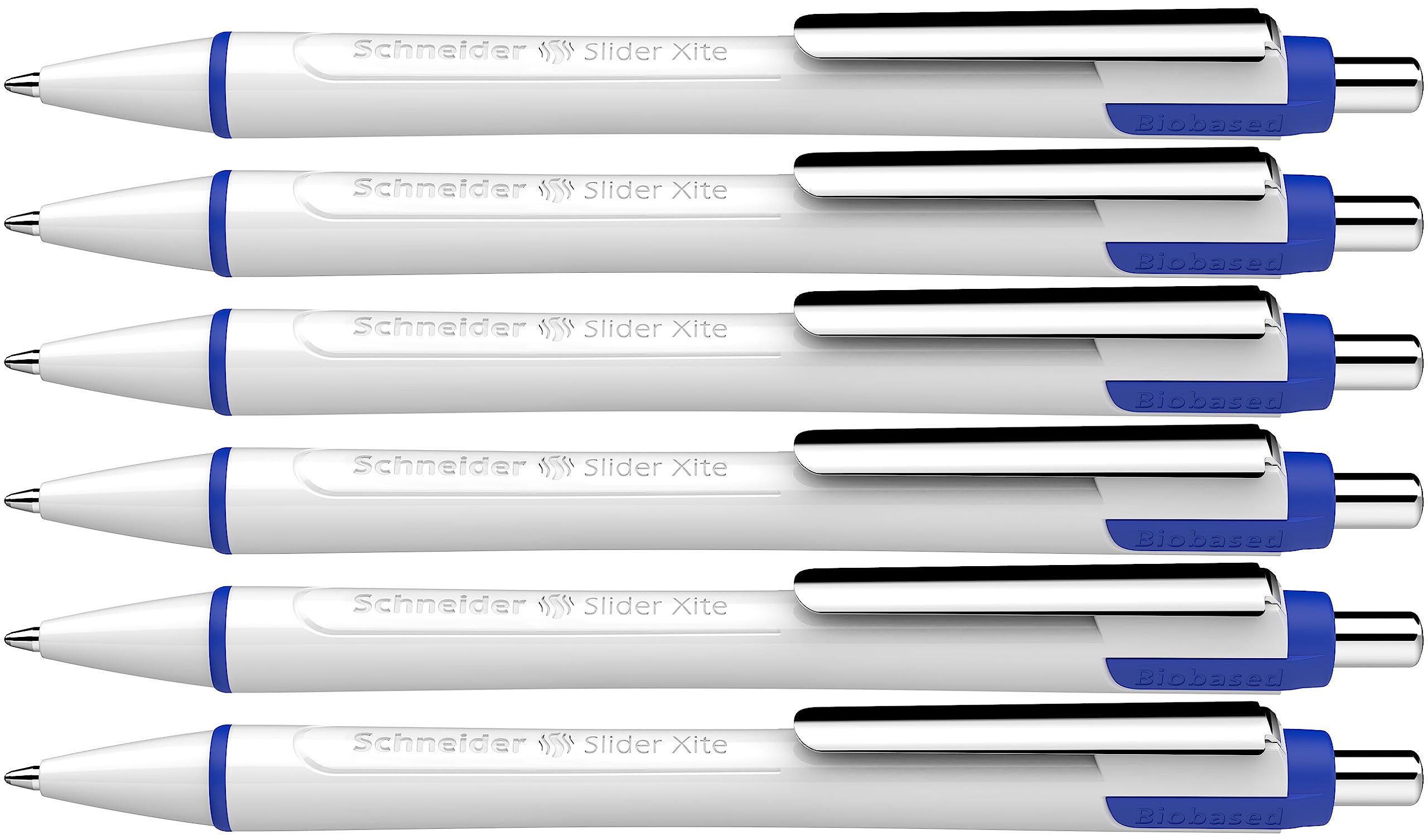 Schneider Kugelschreiber Slider Xite Sonder 6er Etui blau