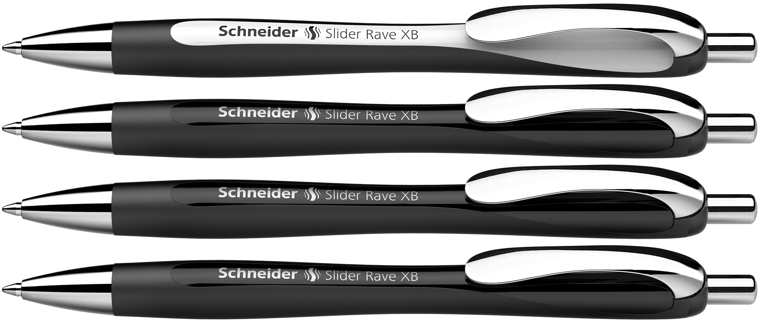 Schneider Kugelschreiber Slider Rave XB sw Box 4 Stück