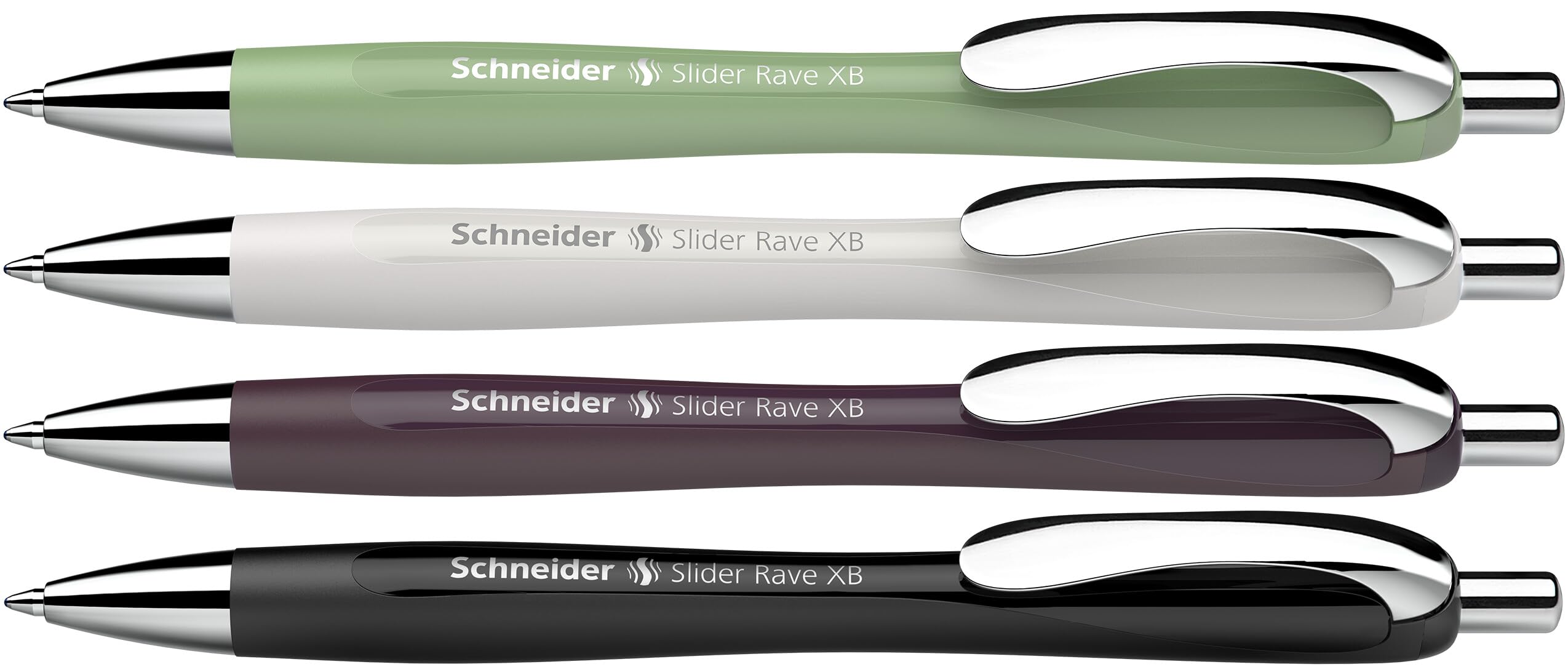 Schneider Kugelschreiber Slider Rave XB Trend 25, Box 4 Stk